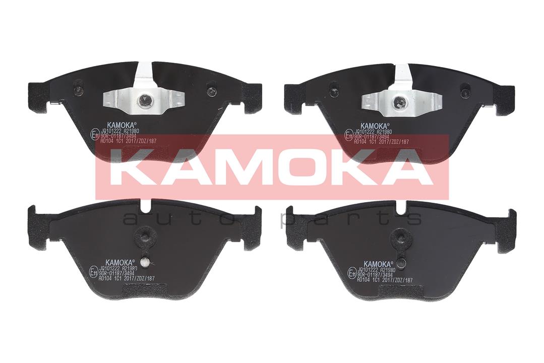 Kamoka JQ101222 Front disc brake pads, set JQ101222: Buy near me in Poland at 2407.PL - Good price!