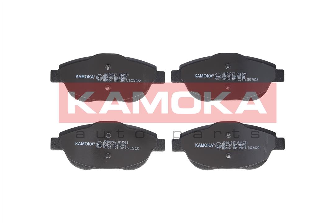 Kamoka JQ101247 Front disc brake pads, set JQ101247: Buy near me in Poland at 2407.PL - Good price!