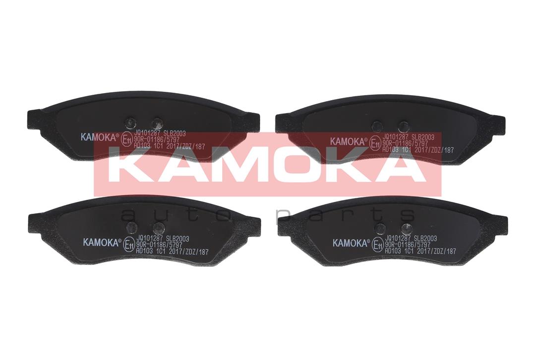 Kamoka JQ101287 Rear disc brake pads, set JQ101287: Buy near me in Poland at 2407.PL - Good price!