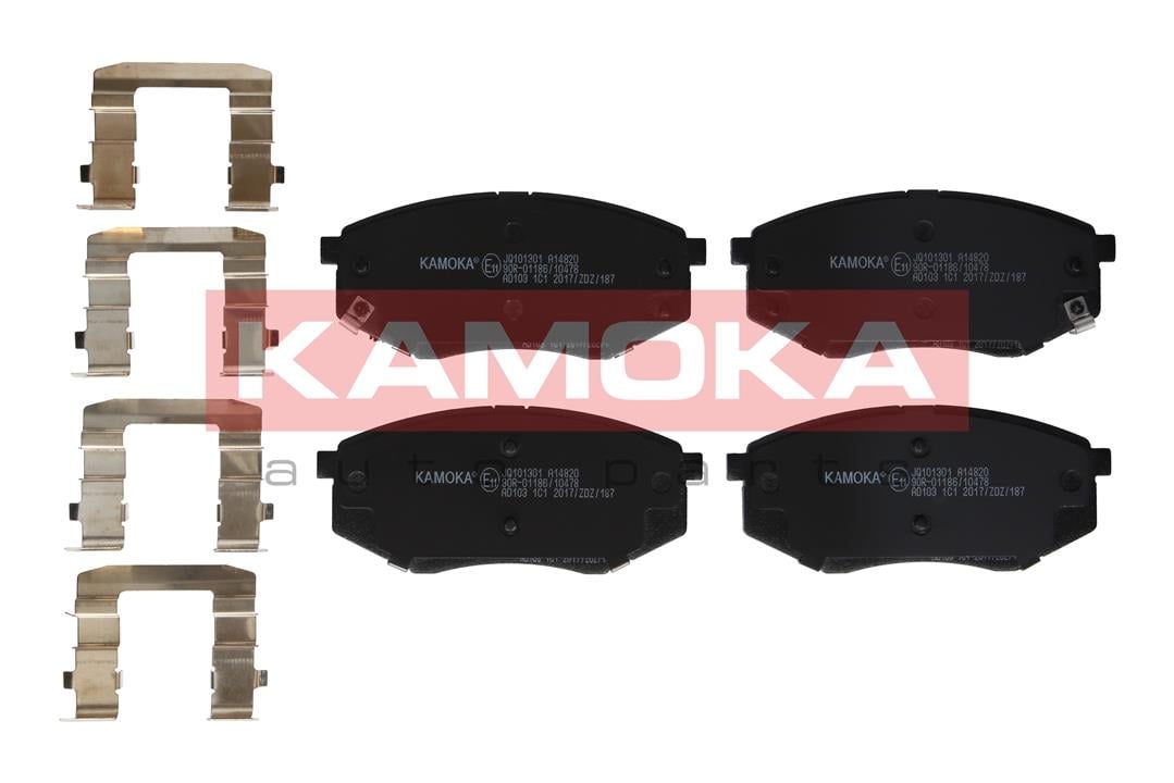 Kamoka JQ101301 Тормозные колодки дисковые передние, комплект JQ101301: Отличная цена - Купить в Польше на 2407.PL!