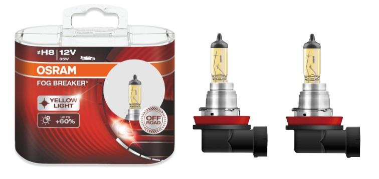 Osram 62212FBR-HCB Halogen lamp Osram Fog Breaker Off-Road +60% 12V H8 35W +60% 62212FBRHCB: Buy near me in Poland at 2407.PL - Good price!