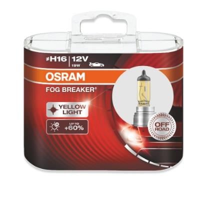 Osram 62219FBR-HCB Halogen lamp Osram Fog Breaker Off-Road +60% 12V H16 19W +60% 62219FBRHCB: Buy near me in Poland at 2407.PL - Good price!