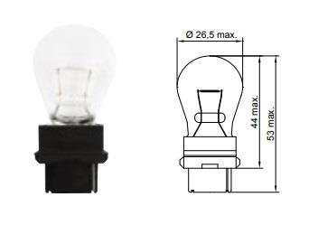 Tesla B77291 Glow bulb P27W 12V 27W B77291: Buy near me at 2407.PL in Poland at an Affordable price!