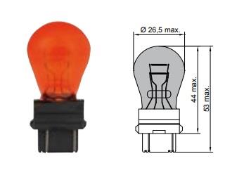Tesla B77321 Glow bulb yellow PY27/7W 12V 27/7W B77321: Buy near me at 2407.PL in Poland at an Affordable price!