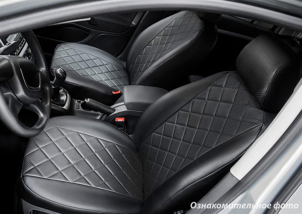 Seintex 88602 Чехлы салона Mazda 6 Sedan 2013- Эко-кожа, Ромб /черные 88602: Отличная цена - Купить в Польше на 2407.PL!