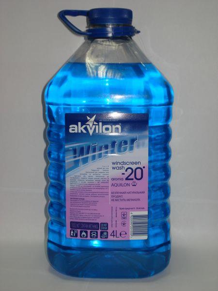 Akvilon 4820095201559 Winter windshield washer fluid, -20°C, 4l 4820095201559: Buy near me in Poland at 2407.PL - Good price!