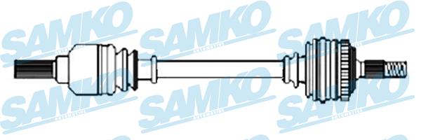Samko DS52282 Вал привідний DS52282: Приваблива ціна - Купити у Польщі на 2407.PL!