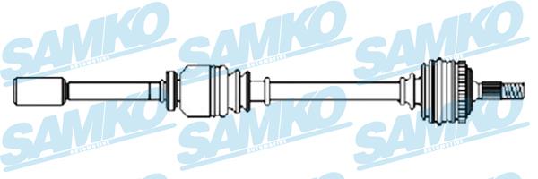 Samko DS52241 Drive shaft DS52241: Buy near me in Poland at 2407.PL - Good price!
