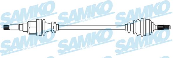 Samko DS52291 Вал приводной DS52291: Отличная цена - Купить в Польше на 2407.PL!