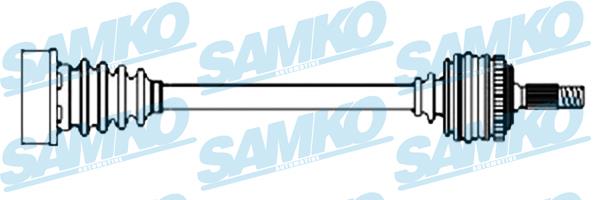 Samko DS52619 Вал приводной DS52619: Отличная цена - Купить в Польше на 2407.PL!