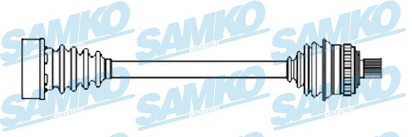 Samko DS52639 Вал привідний DS52639: Приваблива ціна - Купити у Польщі на 2407.PL!