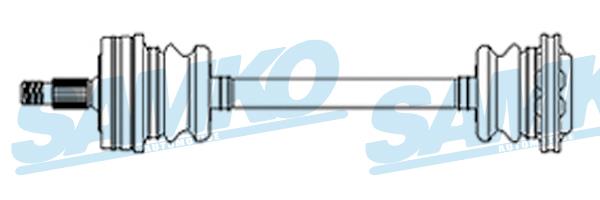 Samko DS30011 Drive shaft DS30011: Buy near me in Poland at 2407.PL - Good price!