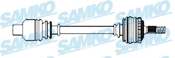 Samko DS52659 Drive shaft DS52659: Buy near me in Poland at 2407.PL - Good price!