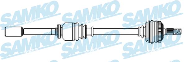 Samko DS52322 Вал привідний DS52322: Купити у Польщі - Добра ціна на 2407.PL!