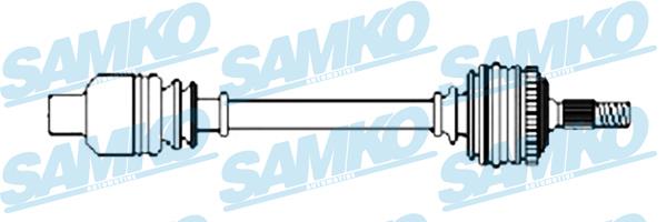 Samko DS52533 Вал приводной DS52533: Отличная цена - Купить в Польше на 2407.PL!