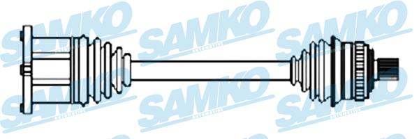 Samko DS52615 Drive shaft DS52615: Buy near me in Poland at 2407.PL - Good price!