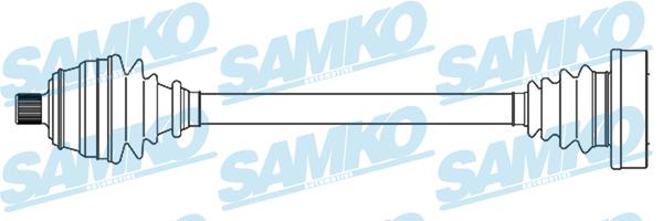 Samko DS52632 Вал привідний DS52632: Приваблива ціна - Купити у Польщі на 2407.PL!