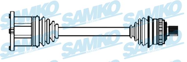 Samko DS52629 Вал приводной DS52629: Отличная цена - Купить в Польше на 2407.PL!