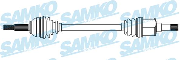 Samko DS52536 Вал привідний DS52536: Приваблива ціна - Купити у Польщі на 2407.PL!