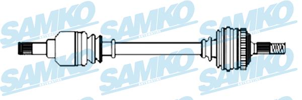 Samko DS52254 Drive shaft DS52254: Buy near me in Poland at 2407.PL - Good price!