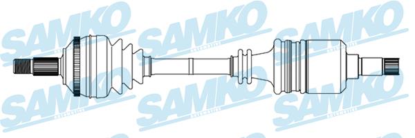 Samko DS16167 Drive shaft DS16167: Buy near me in Poland at 2407.PL - Good price!