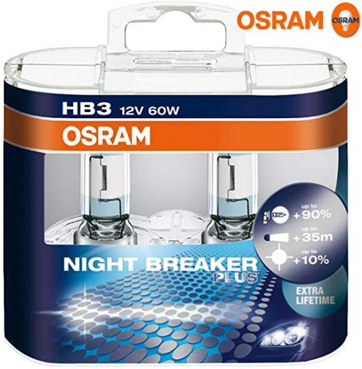 Osram 9005NBP-HCB Лампа галогенна Osram Night Breaker Plus +90% 12В H1 60Вт +90% 9005NBPHCB: Приваблива ціна - Купити у Польщі на 2407.PL!
