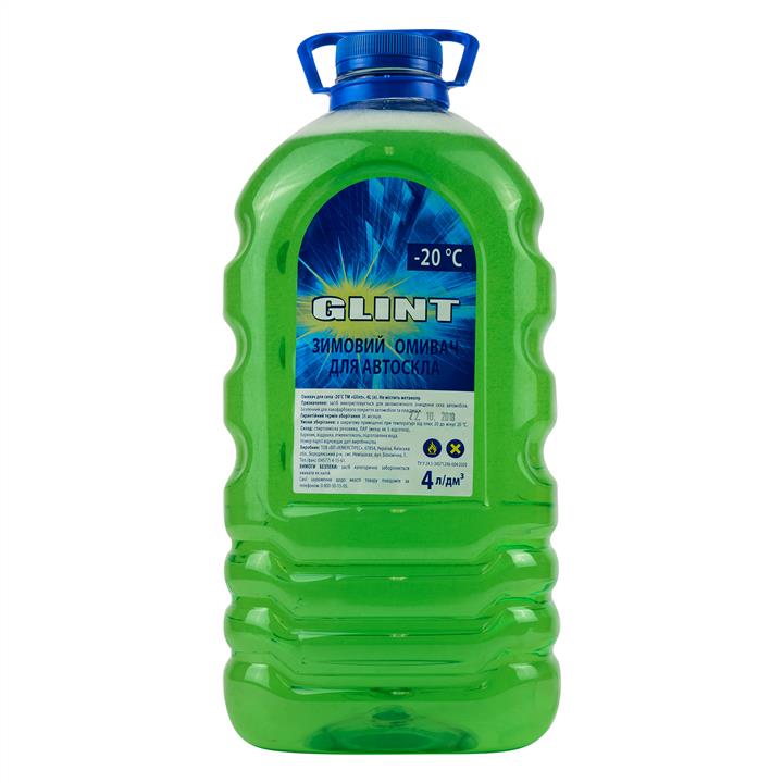 Glint 17773 Winter windshield washer fluid, -20°C, Green apple, 4l 17773: Buy near me in Poland at 2407.PL - Good price!