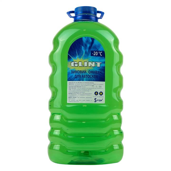 Glint 17776 Winter windshield washer fluid, -20°C, Green apple, 5l 17776: Buy near me at 2407.PL in Poland at an Affordable price!
