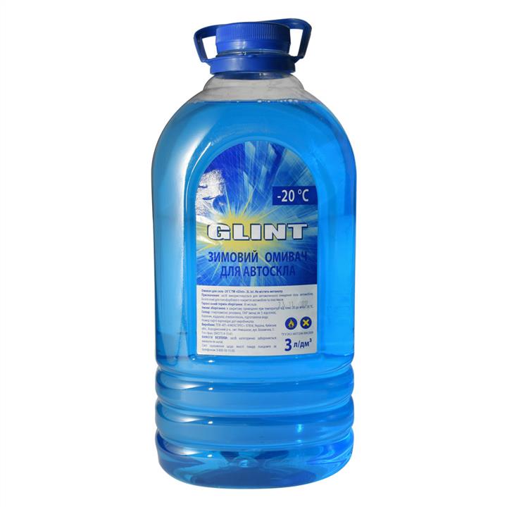 Glint 17781 Winter windshield washer fluid, -20°C, Sea, 3l 17781: Buy near me in Poland at 2407.PL - Good price!