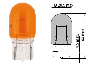 SCT 203393 Glow bulb yellow WY21W 12V 21W 203393: Buy near me at 2407.PL in Poland at an Affordable price!