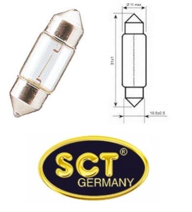 SCT 203508 Glow bulb C5W 12V 5W 203508: Buy near me in Poland at 2407.PL - Good price!