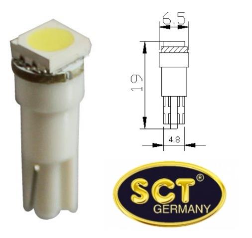 SCT 210308 LED lamp T5 24V 1,2W W2,1x4,5d 210308: Buy near me in Poland at 2407.PL - Good price!