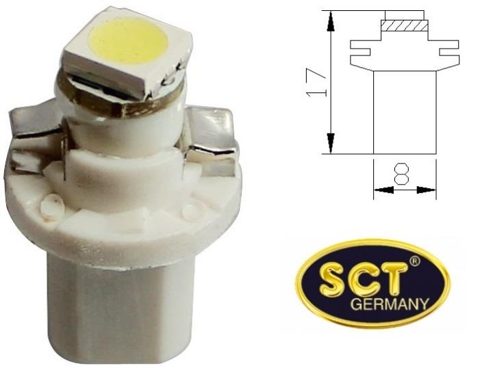 SCT 210315 LED lamp BAX 12V B8,5d 210315: Buy near me at 2407.PL in Poland at an Affordable price!