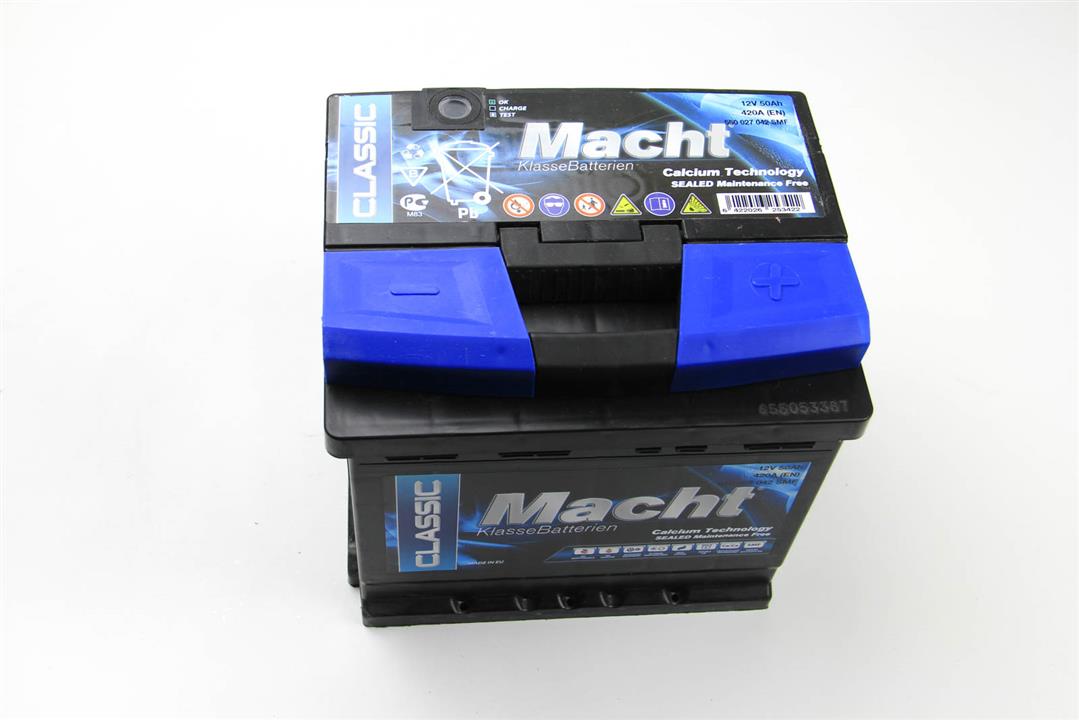 Macht 25342 Battery Macht Classic 12V 50AH 420A(EN) R+ 25342: Buy near me in Poland at 2407.PL - Good price!