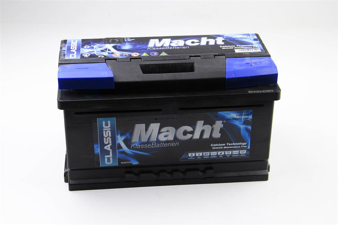 Macht 25349 Battery Macht Classic 12V 80AH 720A(EN) R+ 25349: Buy near me in Poland at 2407.PL - Good price!