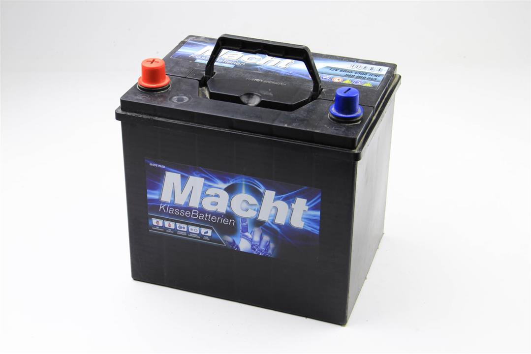 Macht 25640 Battery Macht JIS 12V 60Ah 450A(EN) L+ 25640: Buy near me in Poland at 2407.PL - Good price!