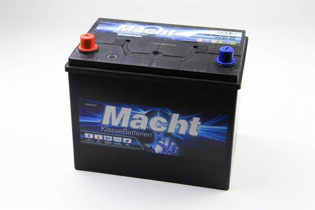 Macht 25641 Battery Macht JIS 12V 70Ah 560A(EN) L+ 25641: Buy near me in Poland at 2407.PL - Good price!