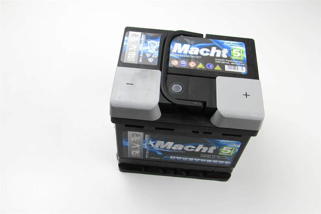 Macht 25873 Battery Macht Silver 12V 55Ah 560A(EN) R+ 25873: Buy near me in Poland at 2407.PL - Good price!