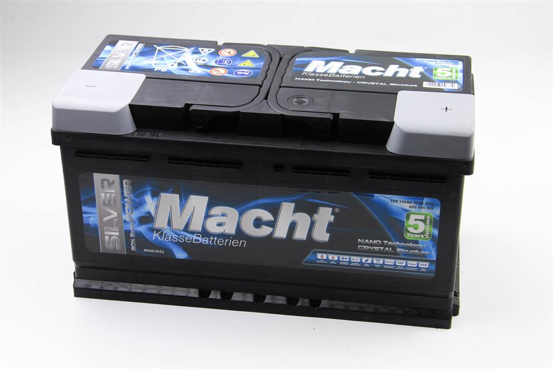 Macht 25877 Battery Macht Silver 12V 100Ah 920A(EN) R+ 25877: Buy near me in Poland at 2407.PL - Good price!
