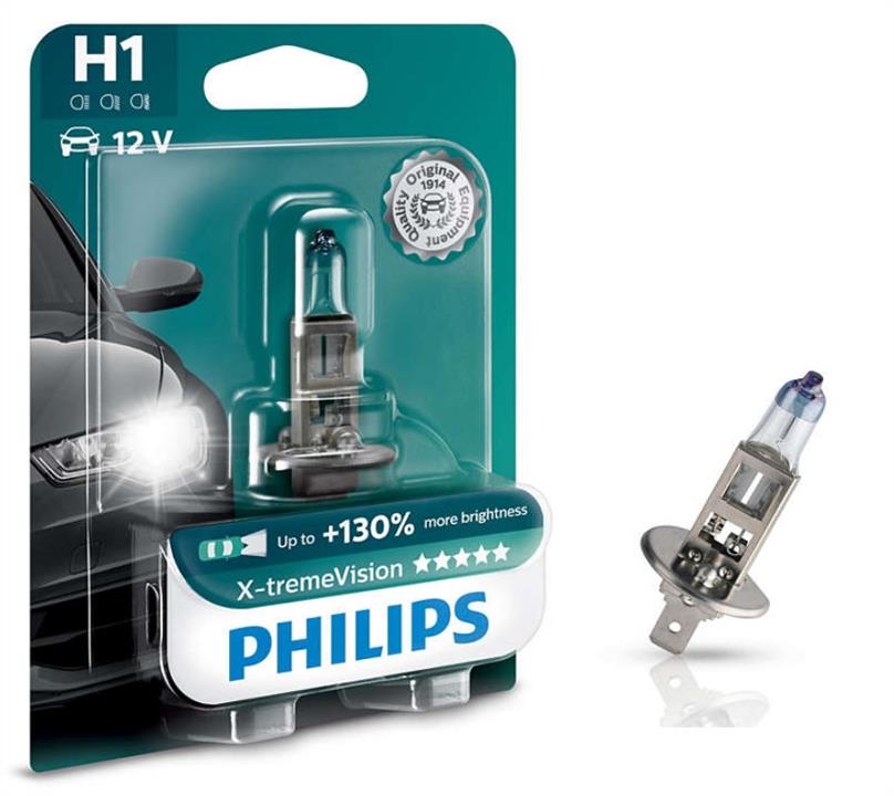 Philips 12258XV+B1 Żarówka halogenowa Philips X-Tremevision +130% 12V H1 55W +130% 12258XVB1: Dobra cena w Polsce na 2407.PL - Kup Teraz!