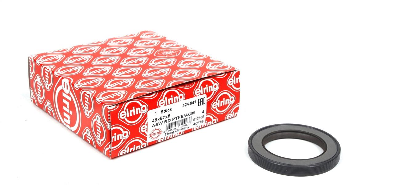 Elring 424.841 Oil seal crankshaft front 424841: Buy near me in Poland at 2407.PL - Good price!