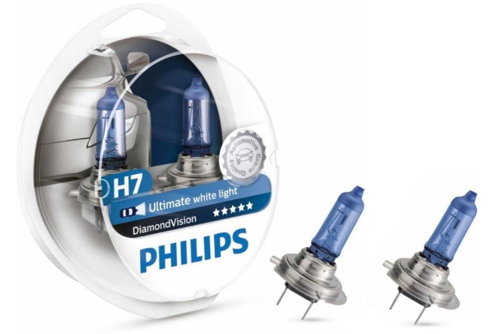 Philips 12972DVS2 Лампа галогенна Philips Diamondvision 12В H7 55Вт 12972DVS2: Приваблива ціна - Купити у Польщі на 2407.PL!
