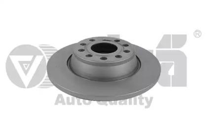 Vika 66151092401 Rear brake disc, non-ventilated 66151092401: Buy near me in Poland at 2407.PL - Good price!
