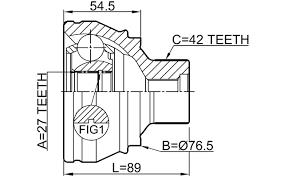 HDE 101058 CV joint 101058: Buy near me in Poland at 2407.PL - Good price!