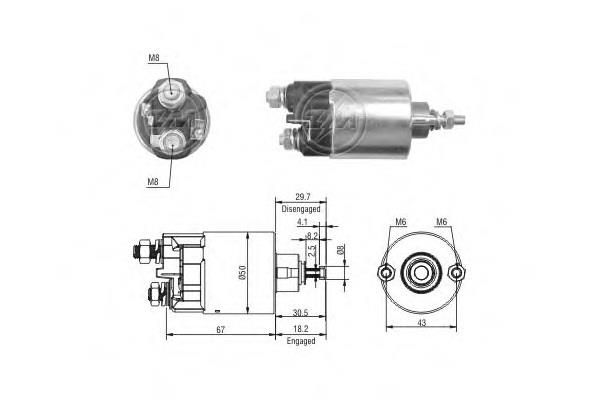 Zm 709 Magnetschalter anlasser 709: Kaufen Sie zu einem guten Preis in Polen bei 2407.PL!