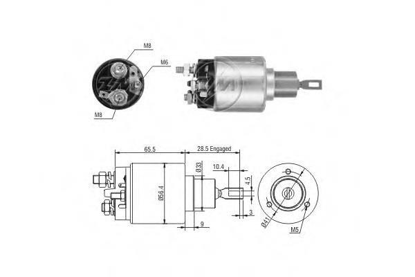 Zm 4-775 Solenoid switch, starter 4775: Buy near me at 2407.PL in Poland at an Affordable price!