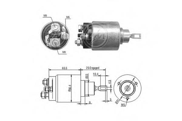 Zm 4-473 Solenoid switch, starter 4473: Buy near me at 2407.PL in Poland at an Affordable price!