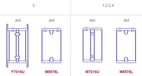 King MB5578AM0.25 Tuleja lozyska walu korbowego, 0,25mm MB5578AM025: Dobra cena w Polsce na 2407.PL - Kup Teraz!