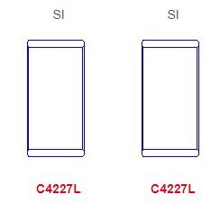 King CR4309SI 0.25 Вкладиші шатунні, комплект, 0,25мм CR4309SI025: Купити у Польщі - Добра ціна на 2407.PL!