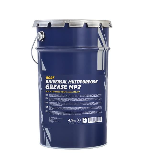 Mannol 8027 Grease MANNOL MP-2 Multipurpose Grease, 4,5 kg 8027: Buy near me in Poland at 2407.PL - Good price!